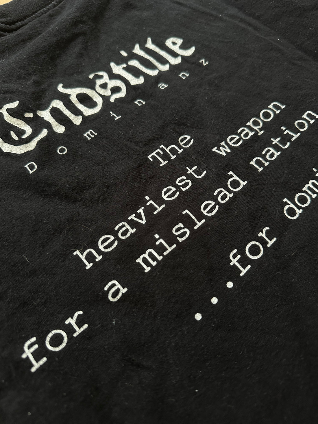 Vintage 2004 Endstille Dominanz T-Shirt