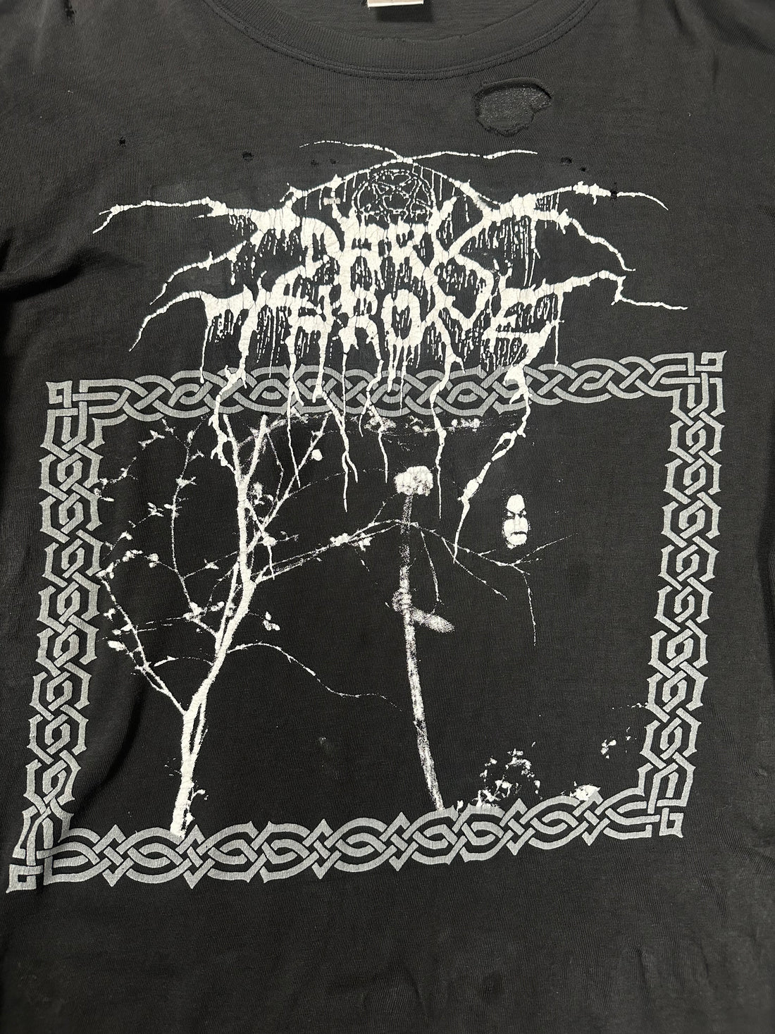 Vintage 1993 Darkthrone Under A Funeral Moon Longsleeve