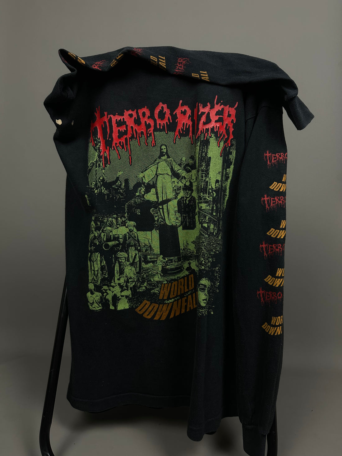 Vintage 1990 Terrorizer World Downfall Longsleeve