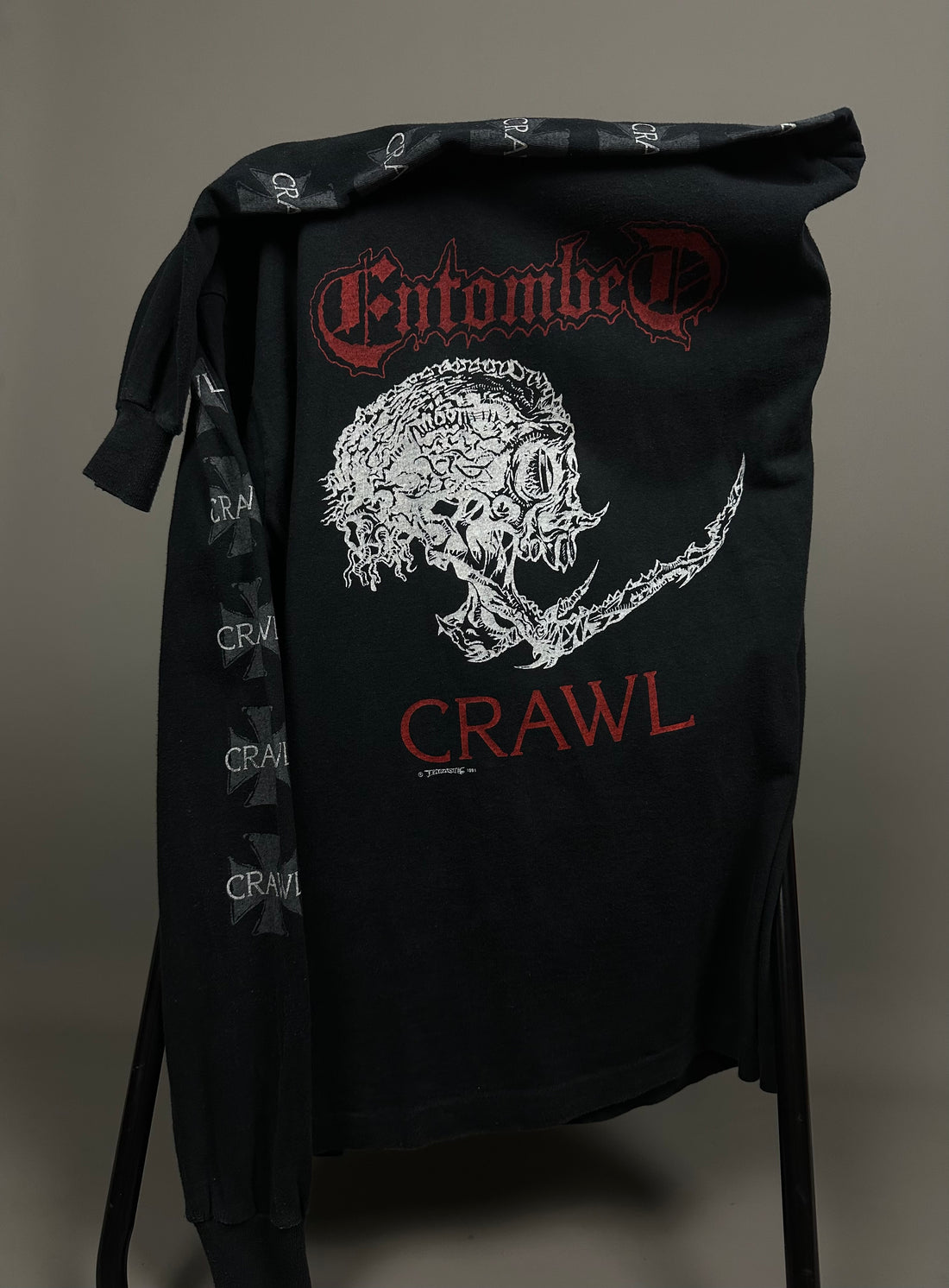 Vintage 1991 Entombed Crawl Longsleeve