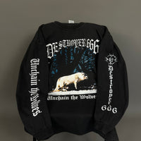 Vintage 1997 Destroyer Unchain The Wolves Longsleeve