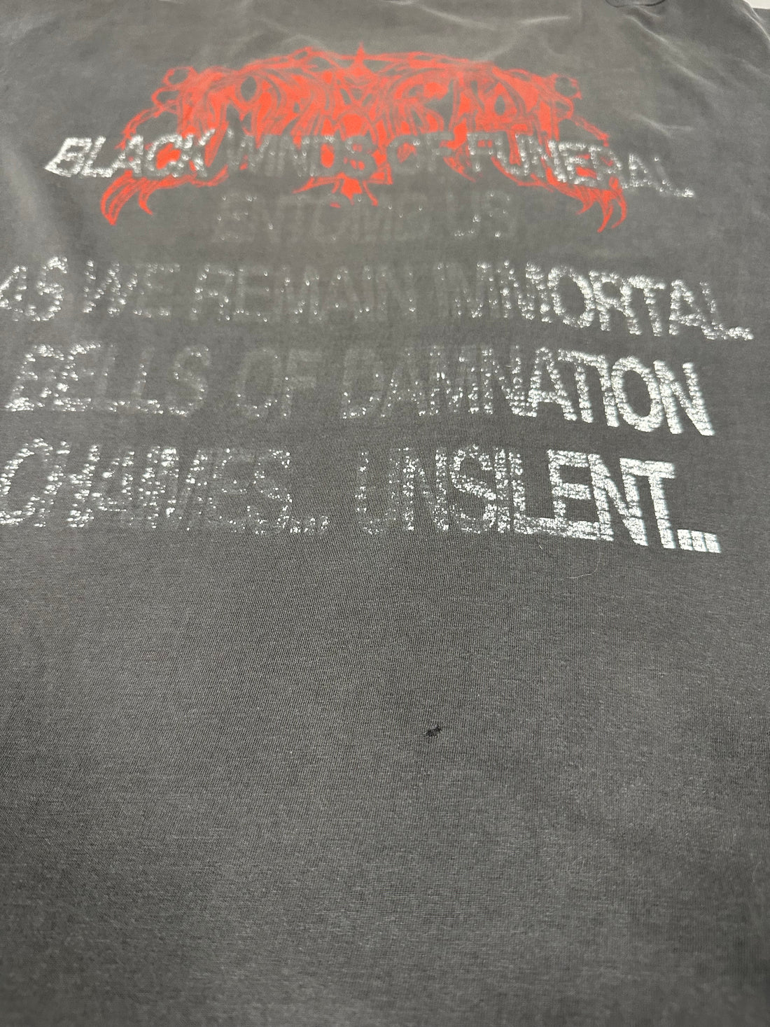 Vintage 1991 Immortal Black Winds Of Funeral T-Shirt