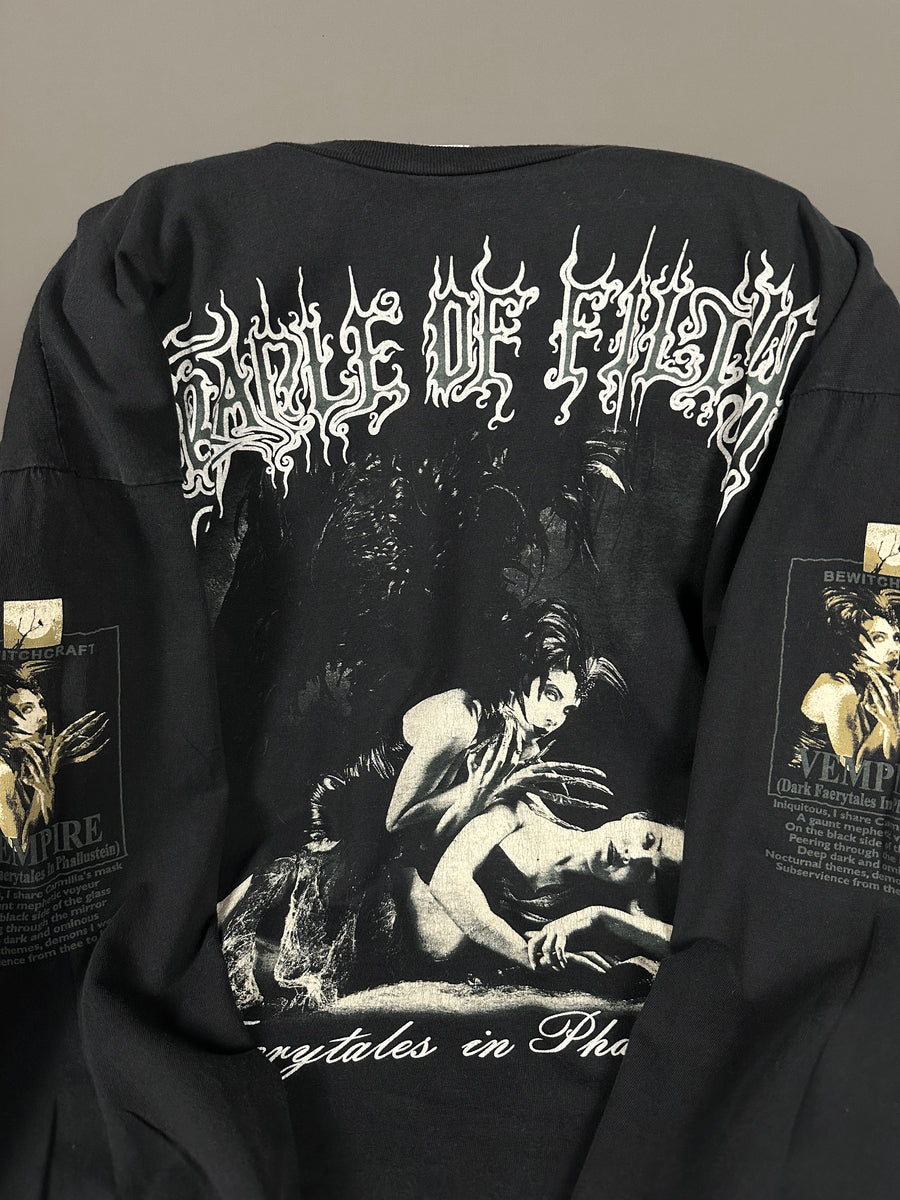 Vintage 1995 Cradle of Filth Fairytales Wolves Longsleeve