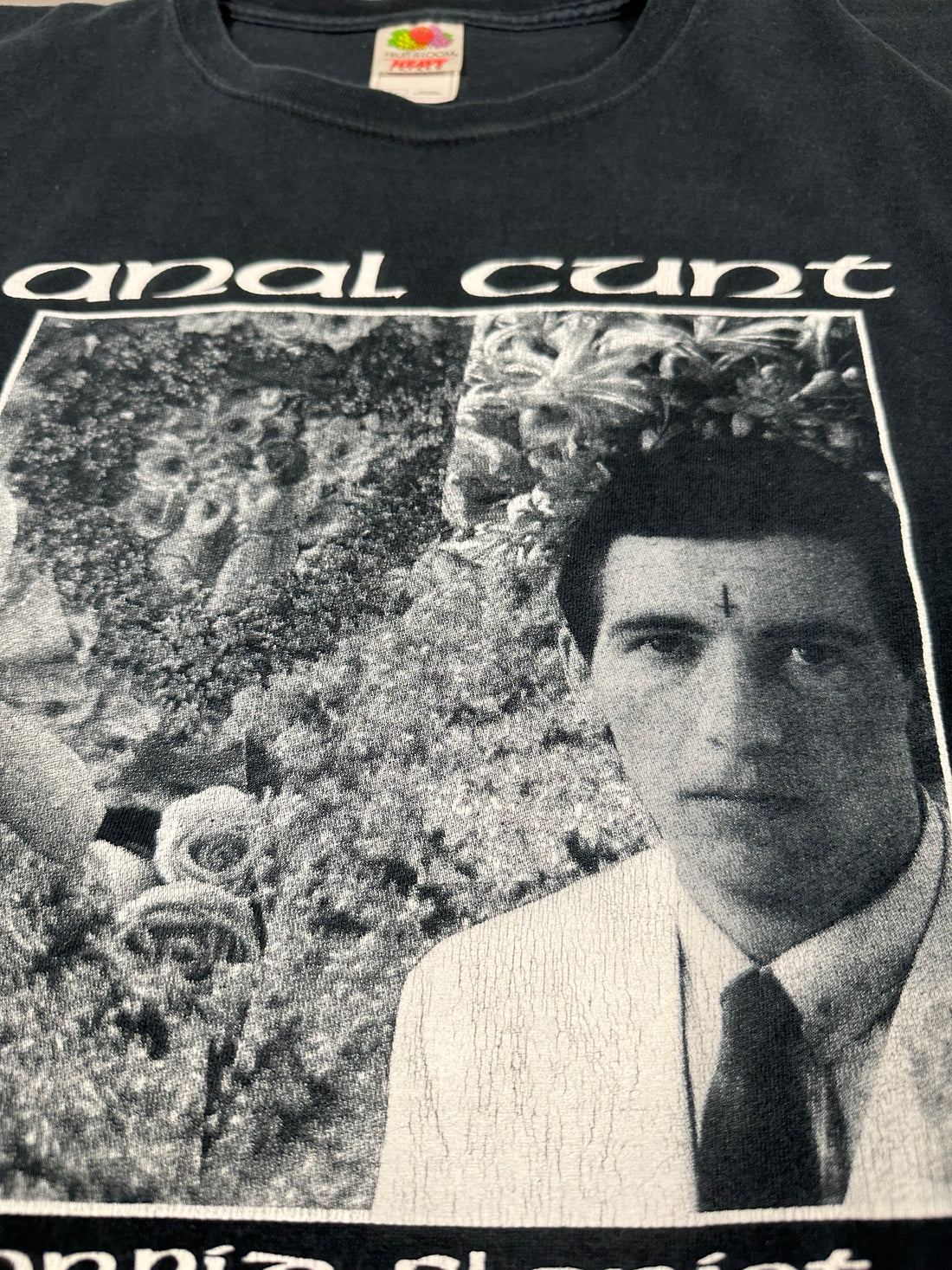 Vintage 1998 Anal Cunt Morbid Flowers T-Shirt