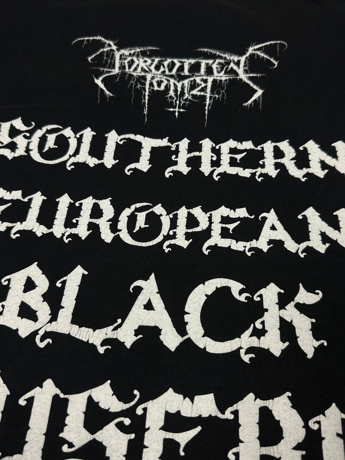 Forgotten Tomb 2000s European Black Metal Vintage T-Shirt