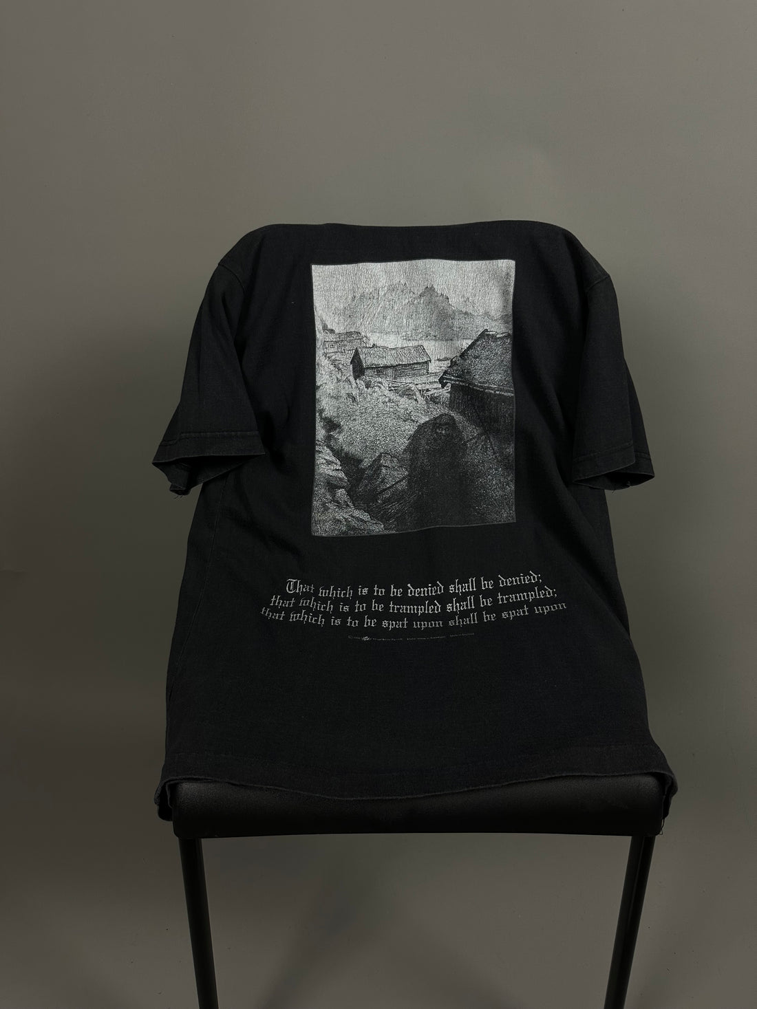 Vintage 1990s Burzum Hvis Lyset Tar Oss T-Shirt