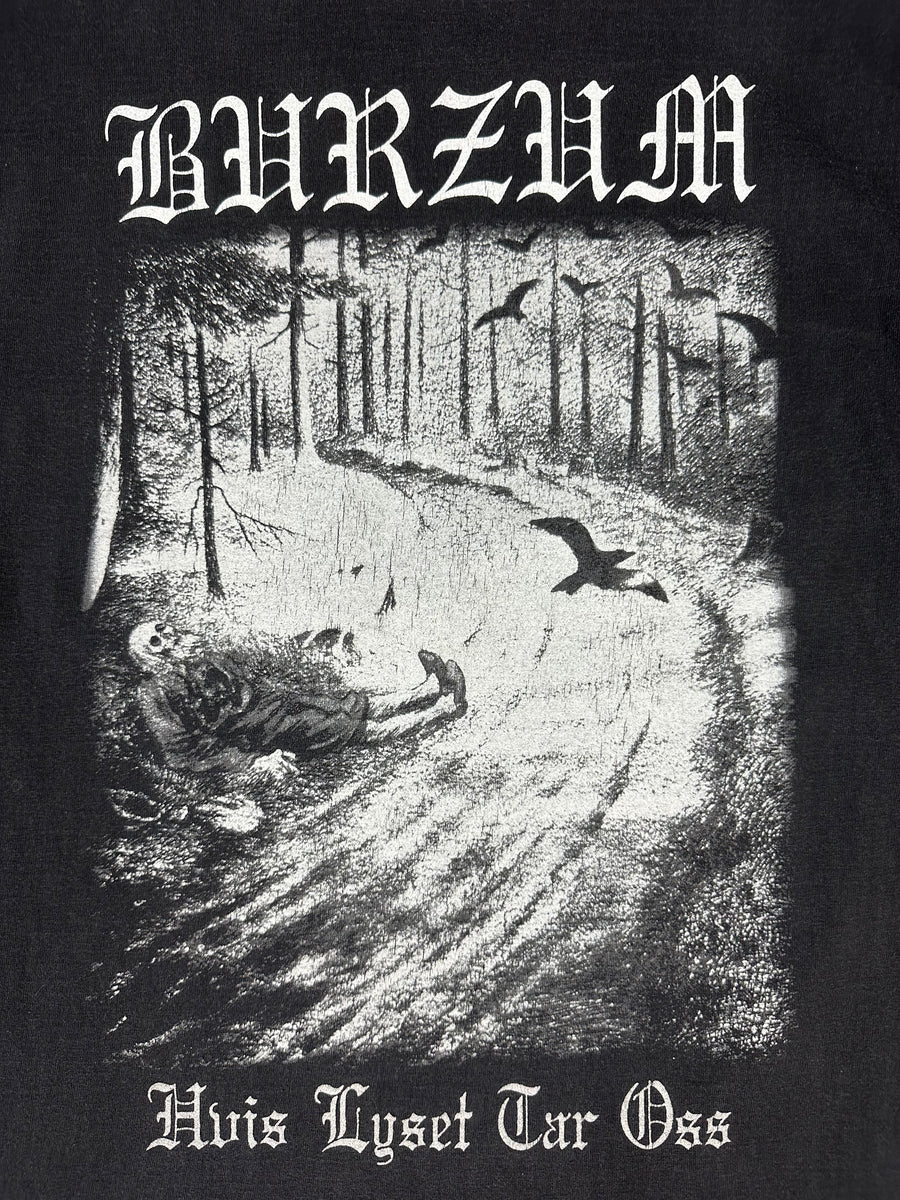 Vintage 1990s Burzum Hvis Lyset Tar Oss T-Shirt