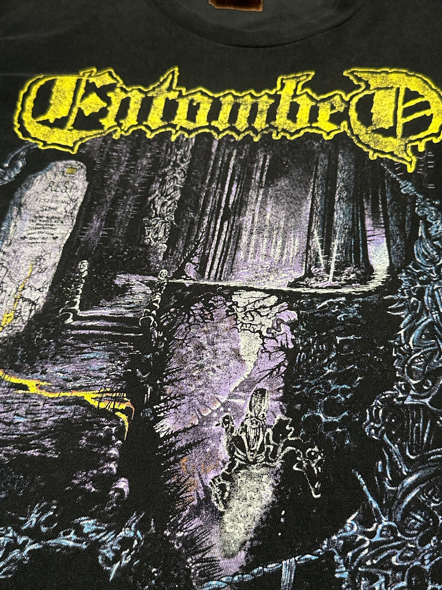 Vintage 1990 Entombed Left Hand Path T-Shirt