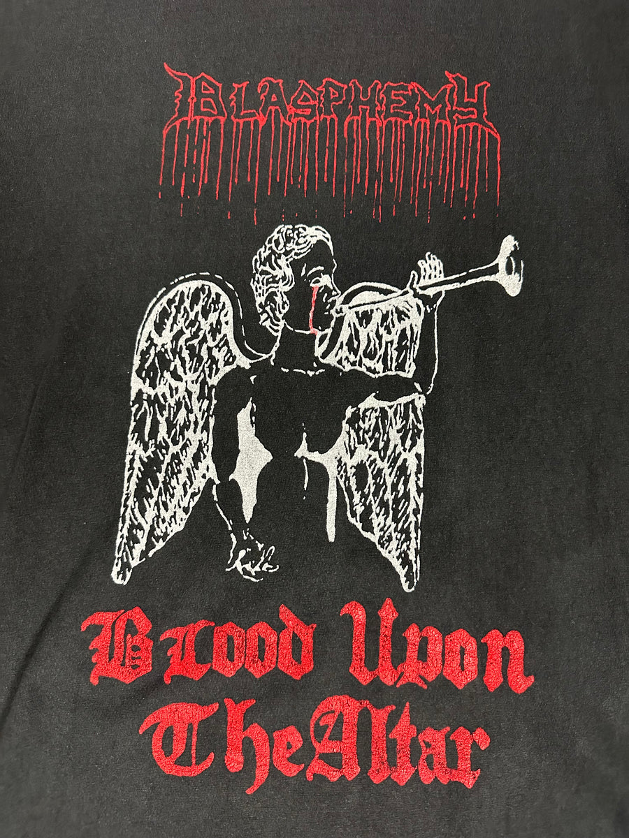 Vintage 1990s Blasphemy Blood Upon The Altar T-Shirt