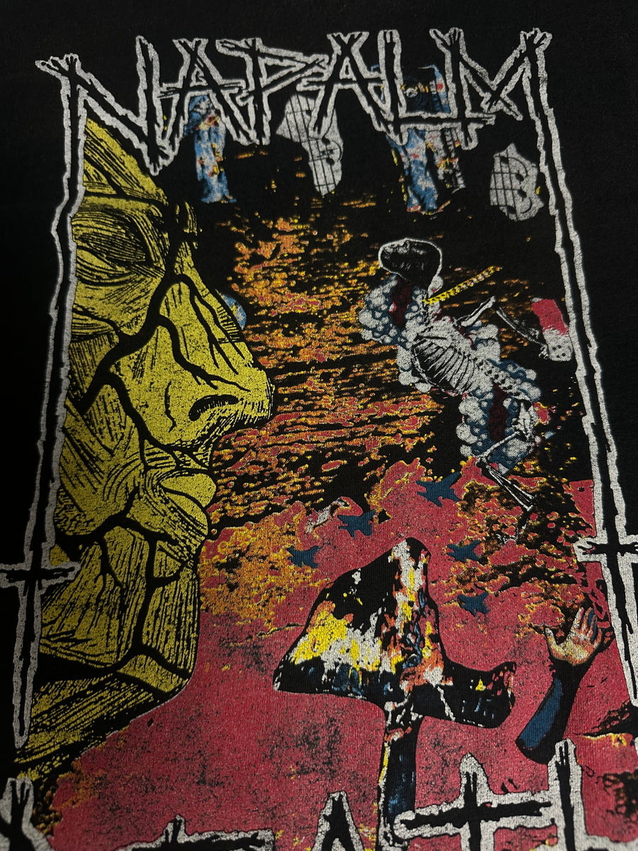Vintage 1990 Napalm Death Harmony Corruption T-Shirt
