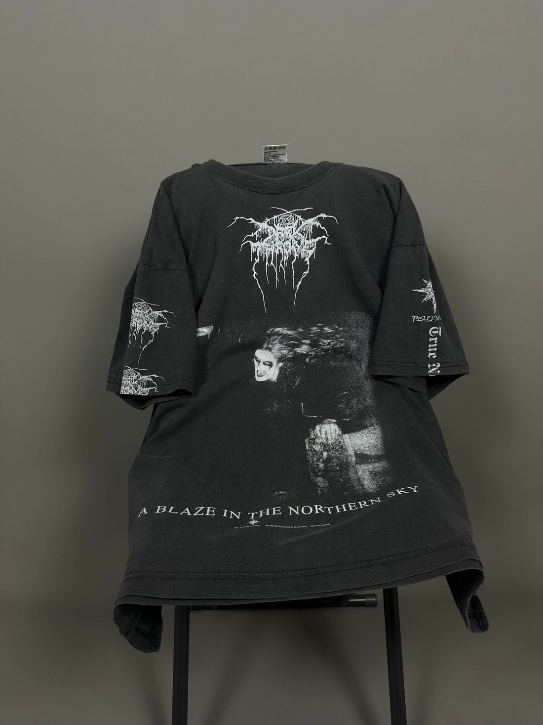 Vintage 1999 Darkthrone Blaze Northern Sky T-Shirt Longsleeve