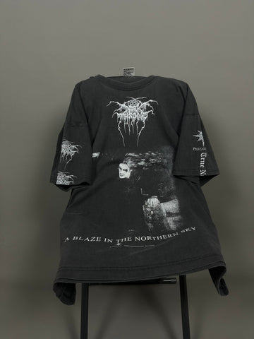 Vintage 1999 Darkthrone Blaze Northern Sky T-Shirt Longsleeve