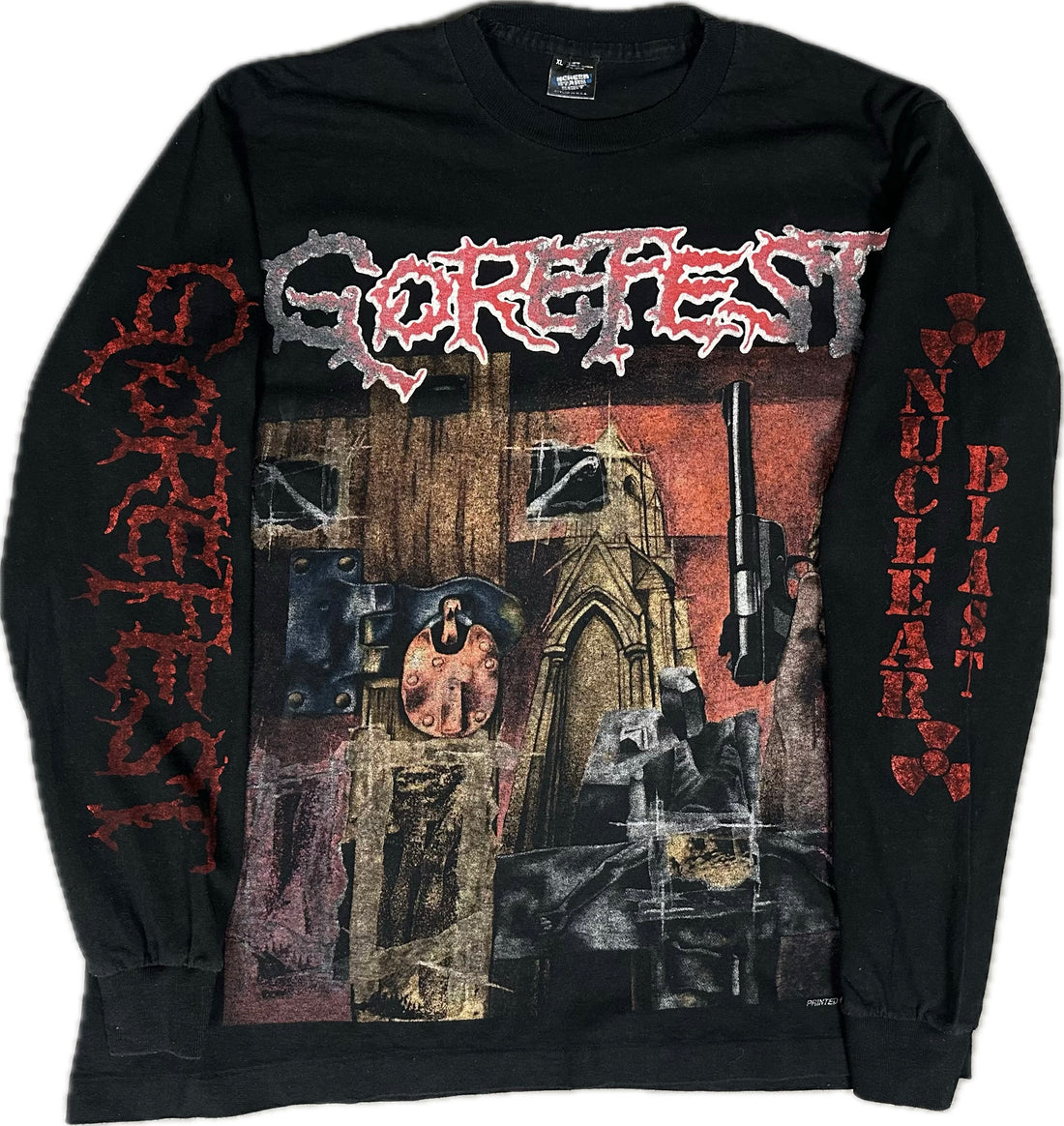 Vintage 1993 Gorefest Nuclear Blast Longsleeve