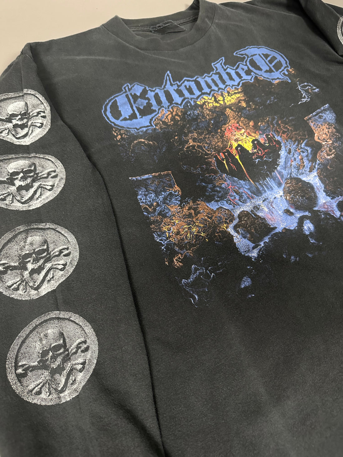 Vintage 1991 Entombed Clandestine Longsleeve