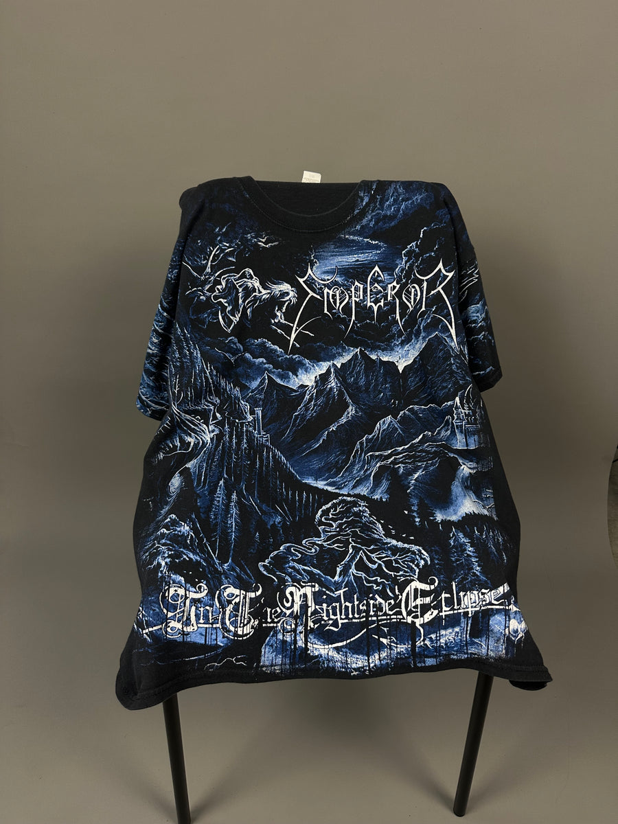 Emperor 2000s All Over Print Rider T-Shirt