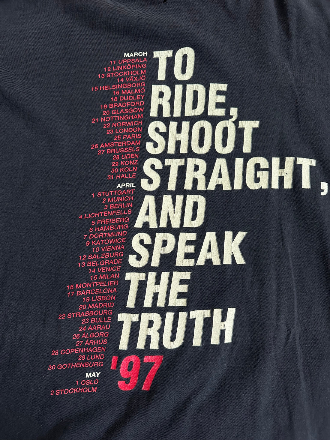 Vintage 1997 Entombed Speak The Truth Longsleeve