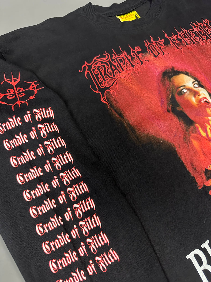 Vintage 1996 Cradle of Filth Black Goddess Longsleeve