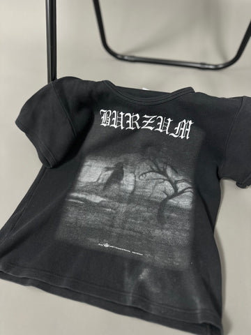 Vintage 2002 Burzum When Night Falls Girlie T-Shirt