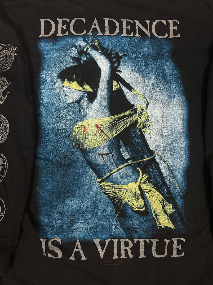 Vintage 1998 Cradle of Filth Decadence Longsleeve