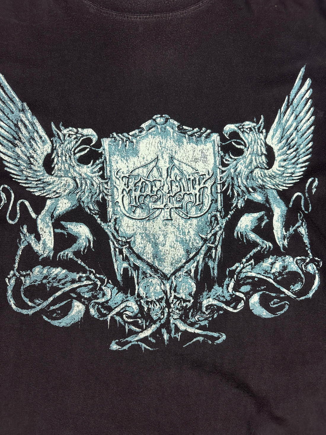 Vintage 1998 Marduk Black Metal Assault T-Shirt