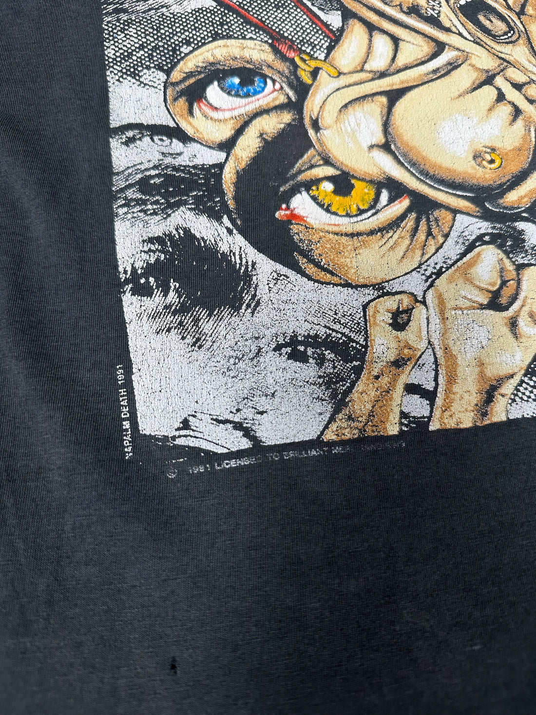 Vintage 1991 Napalm Death Mass Appeal Madness Longsleeve