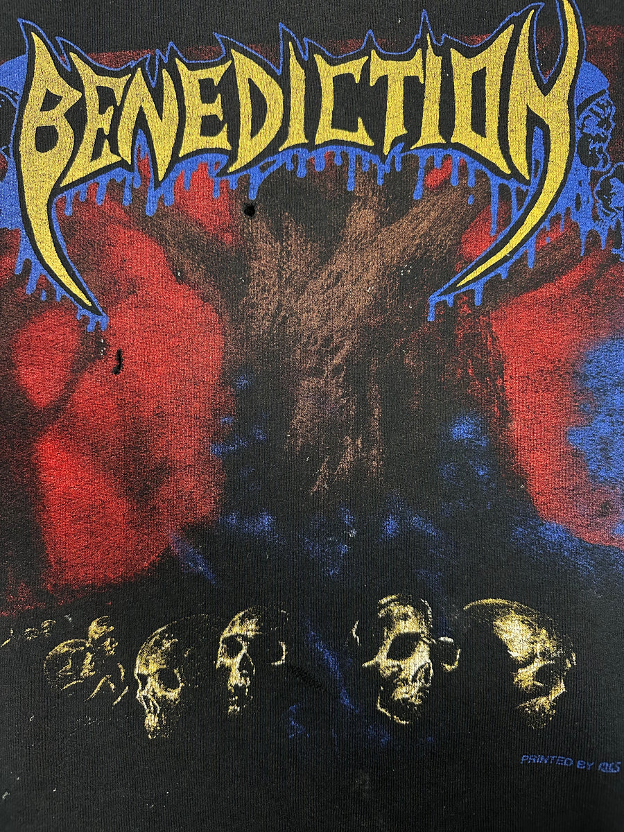 Benediction 1991 The Grand Leveller Vintage Sweater