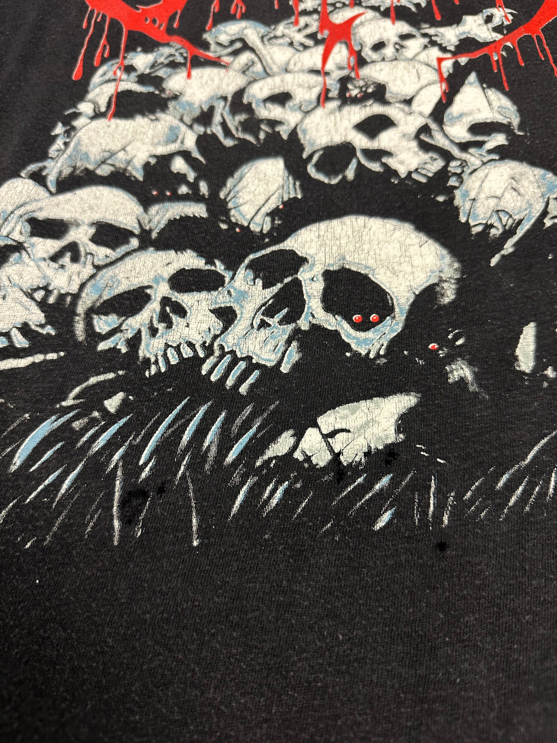 Obituary 1991 Pile Of Skulls Vintage T-Shirt