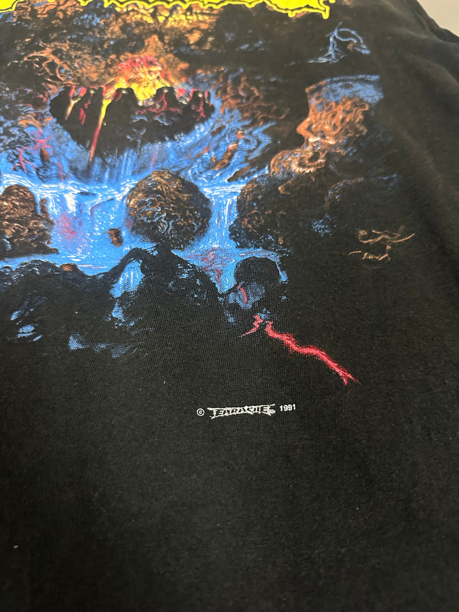 Vintage 1991 Entombed Clandestine Tank Top T-Shirt