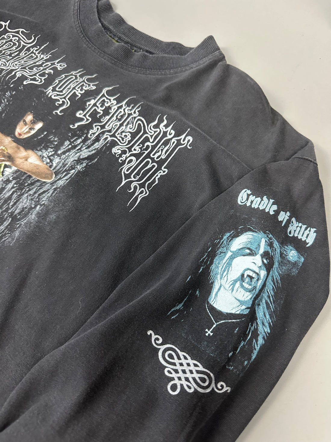 Vintage 1994 Cradle Of Filth Lovelorn Darkness Longsleeve