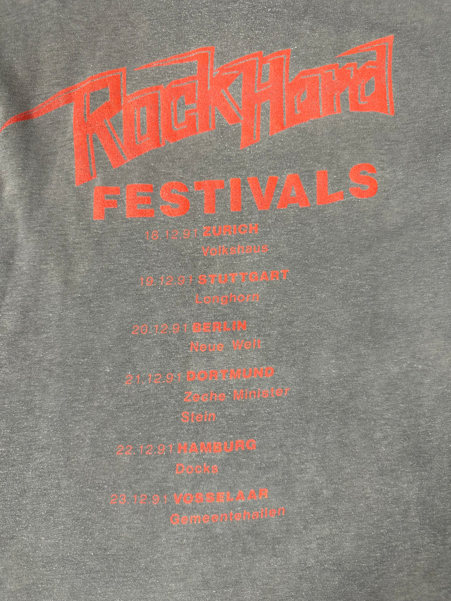 Vintage 1991 Cannibal Corpse Festival T-Shirt
