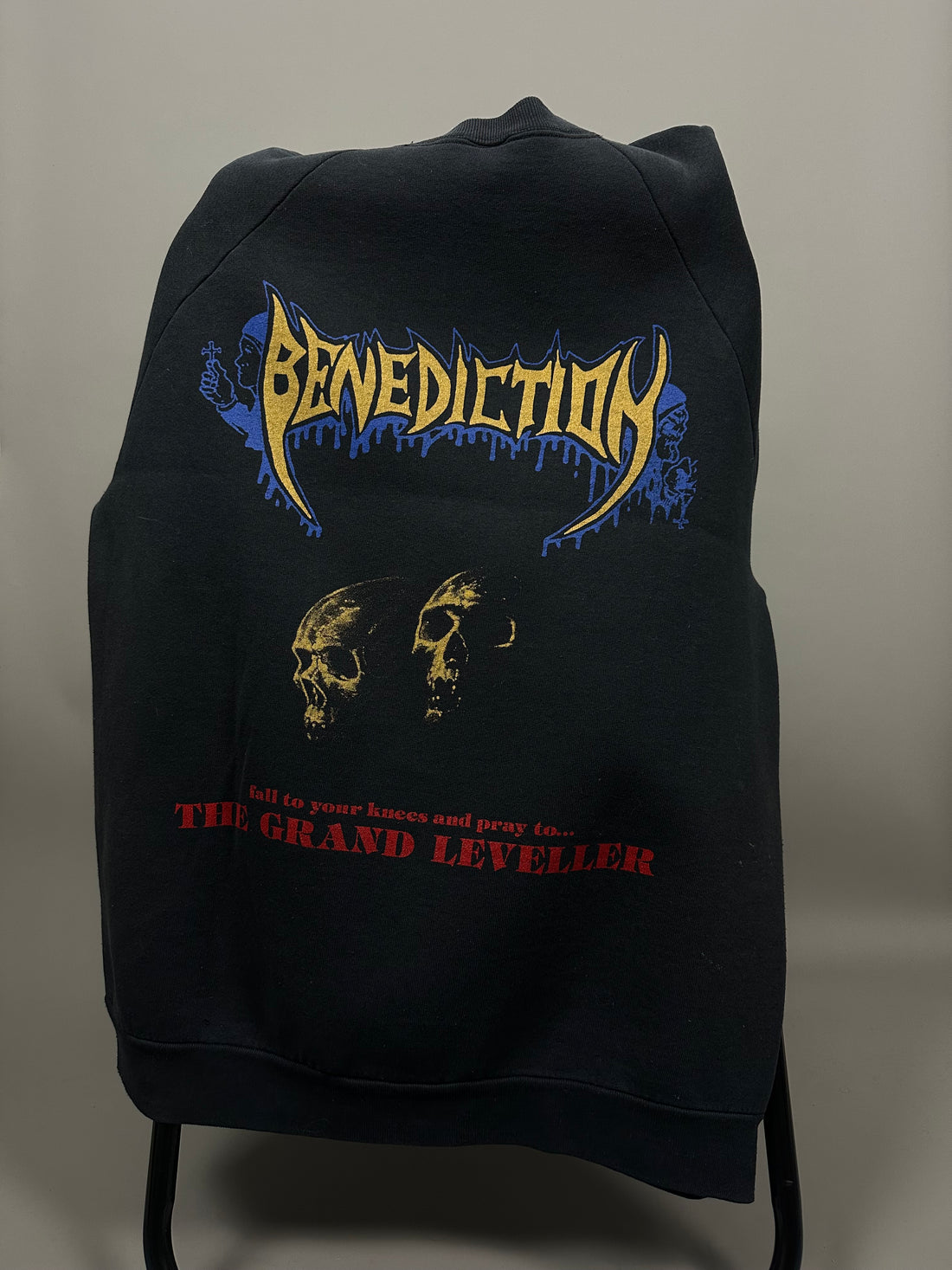 Benediction 1991 The Grand Leveller Vintage Sweater