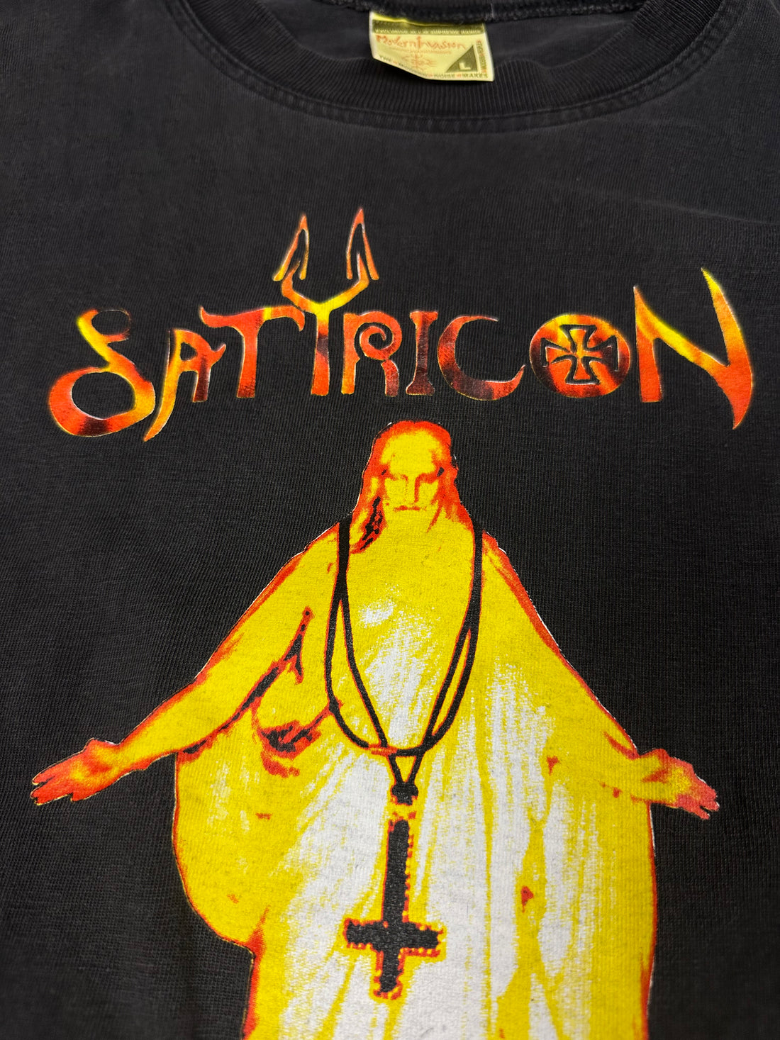 Satyricon 1994 Mot Kvitekrist Vintage Longsleeve