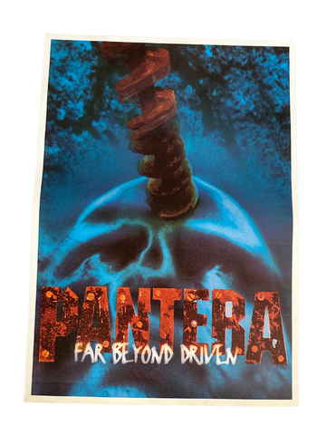 Vintage 1990s Pantera Poster