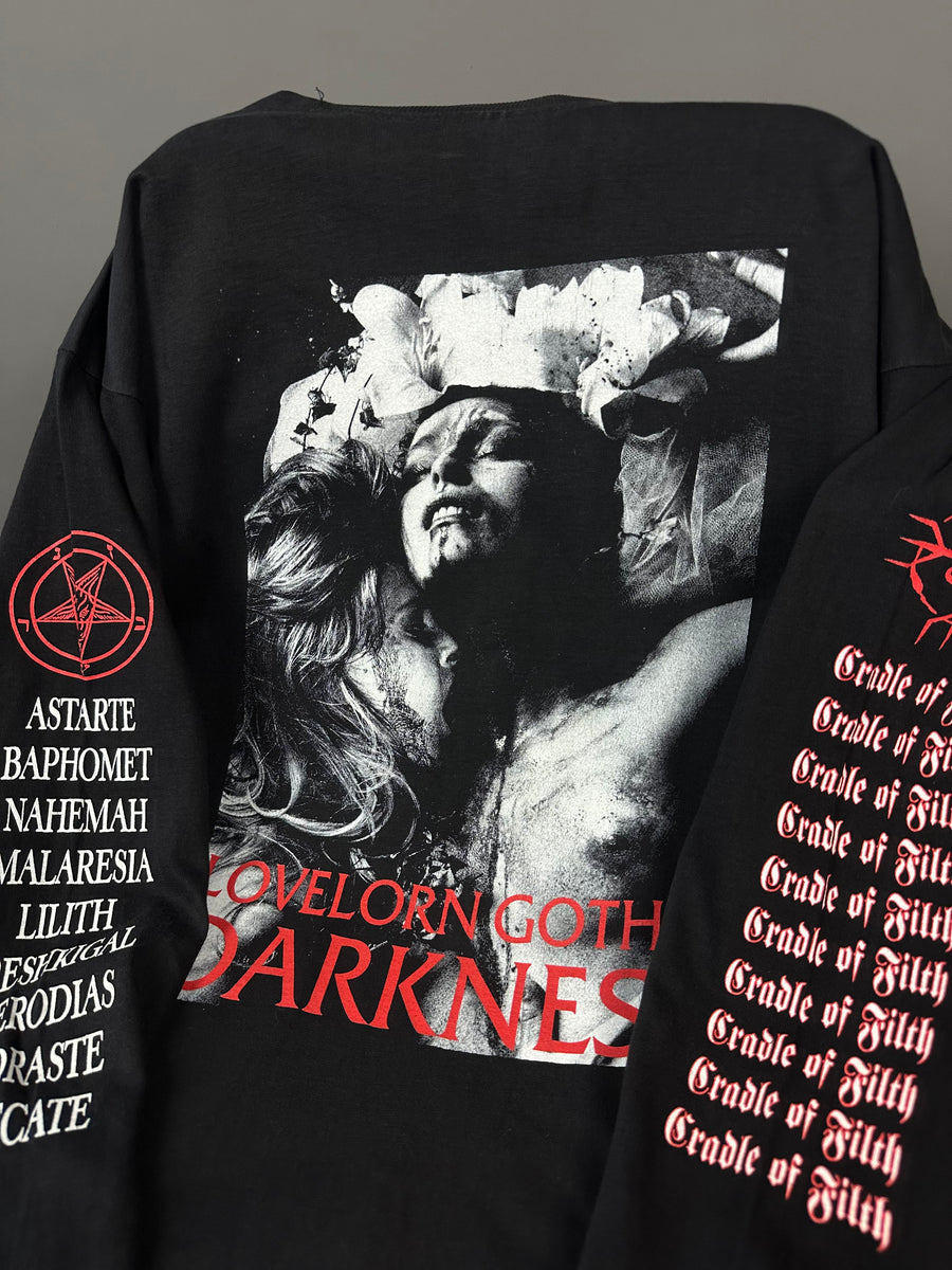 Vintage 1996 Cradle of Filth Black Goddess Longsleeve