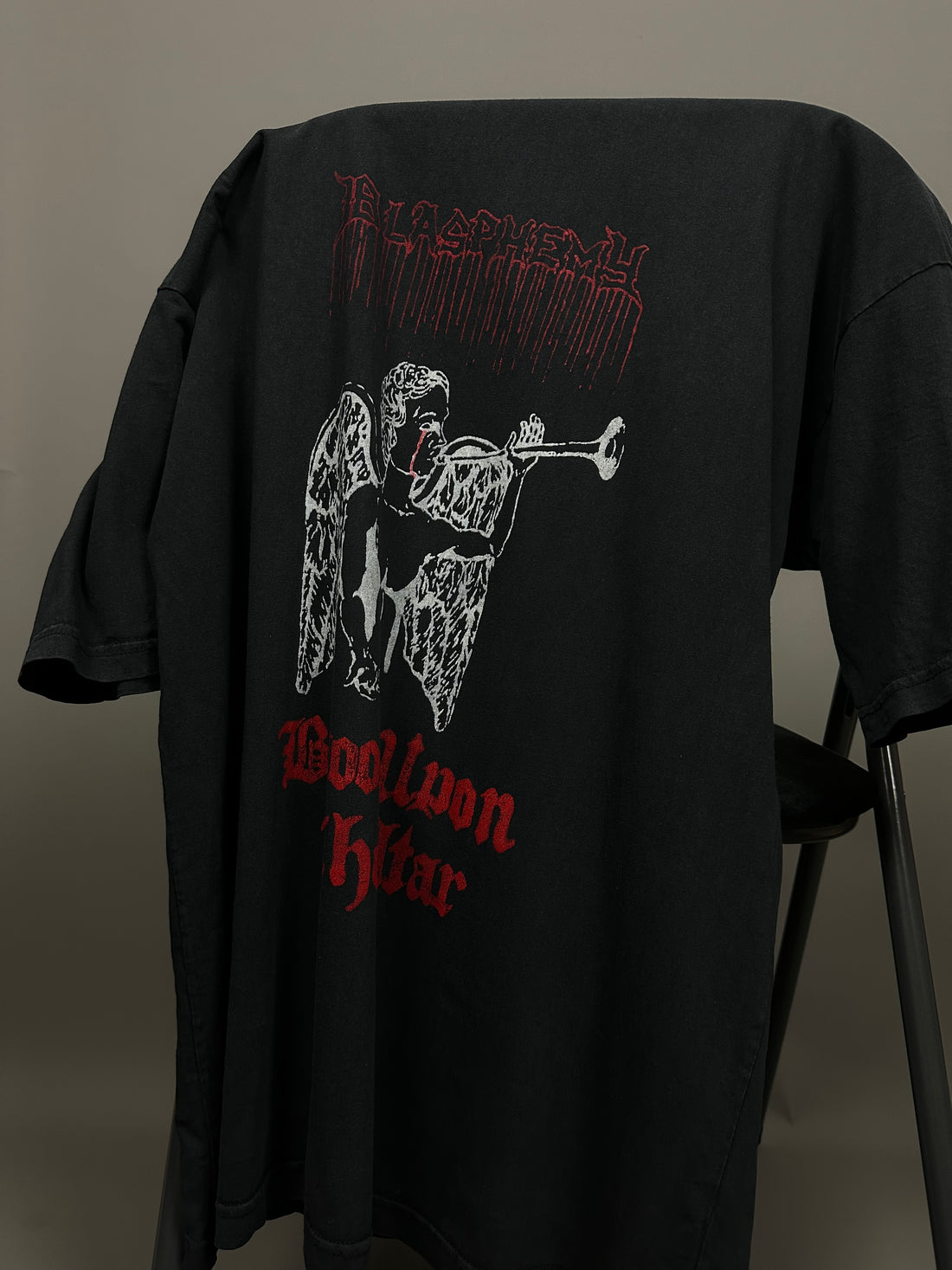 Vintage 1990s Blasphemy Blood Upon The Altar T-Shirt