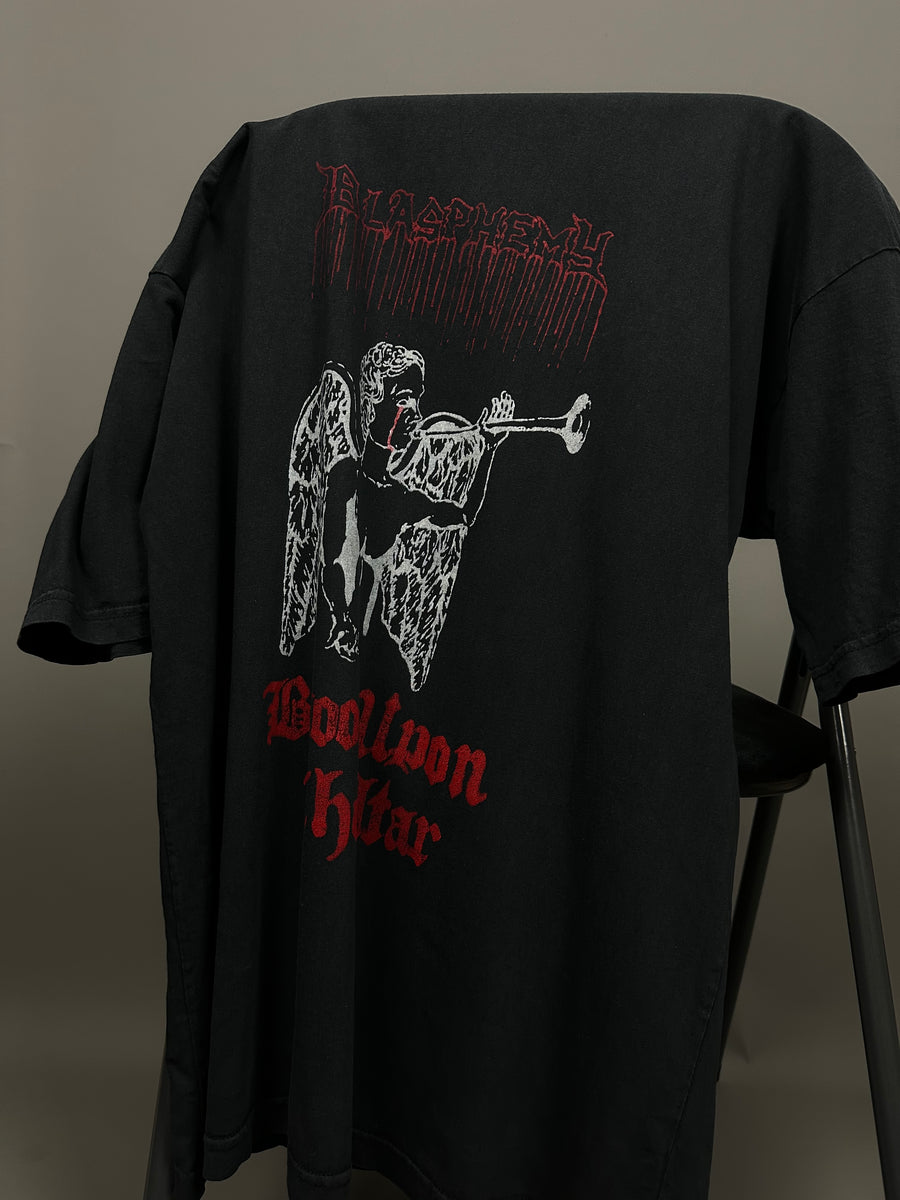 Vintage 1990s Blasphemy Blood Upon The Altar T-Shirt