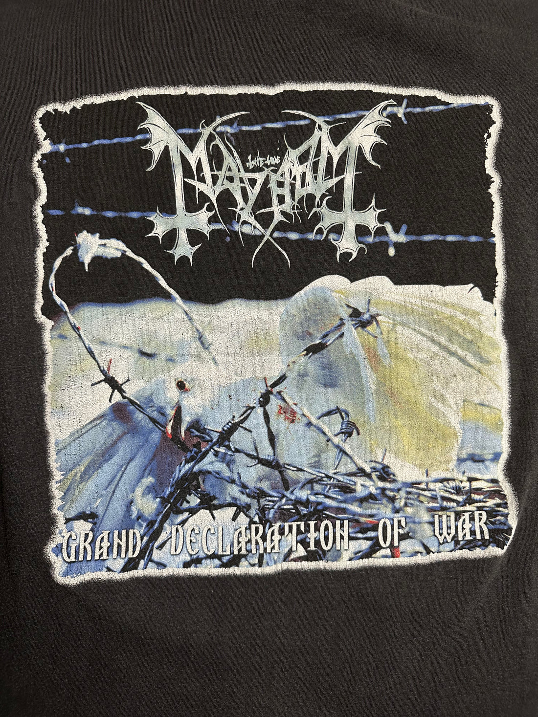 Vintage 2001 Mayhem Declaration Of War T-Shirt
