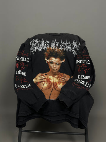 Vintage 1996 Cradle of Filth Praise The Whore Longsleeve