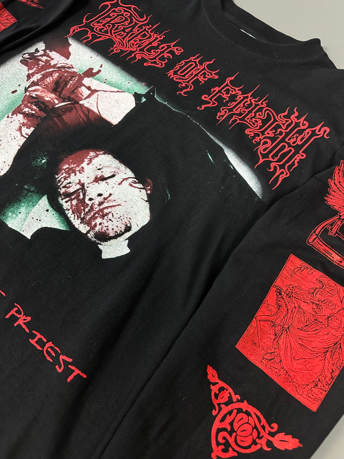 Vintage 1998 Cradle Of Filth Cruelty Priest Longsleeve