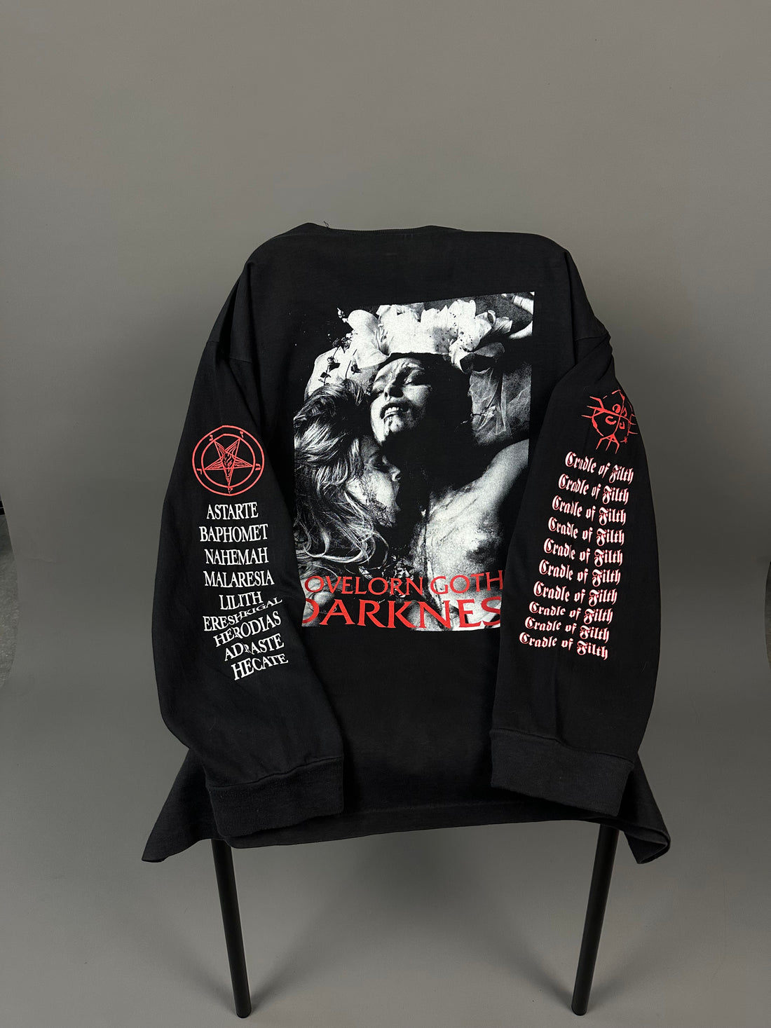 Vintage 1996 Cradle of Filth Black Goddess Longsleeve