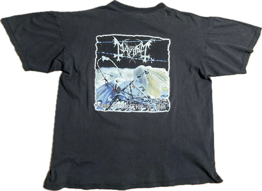 Vintage 2001 Mayhem Declaration Of War T-Shirt