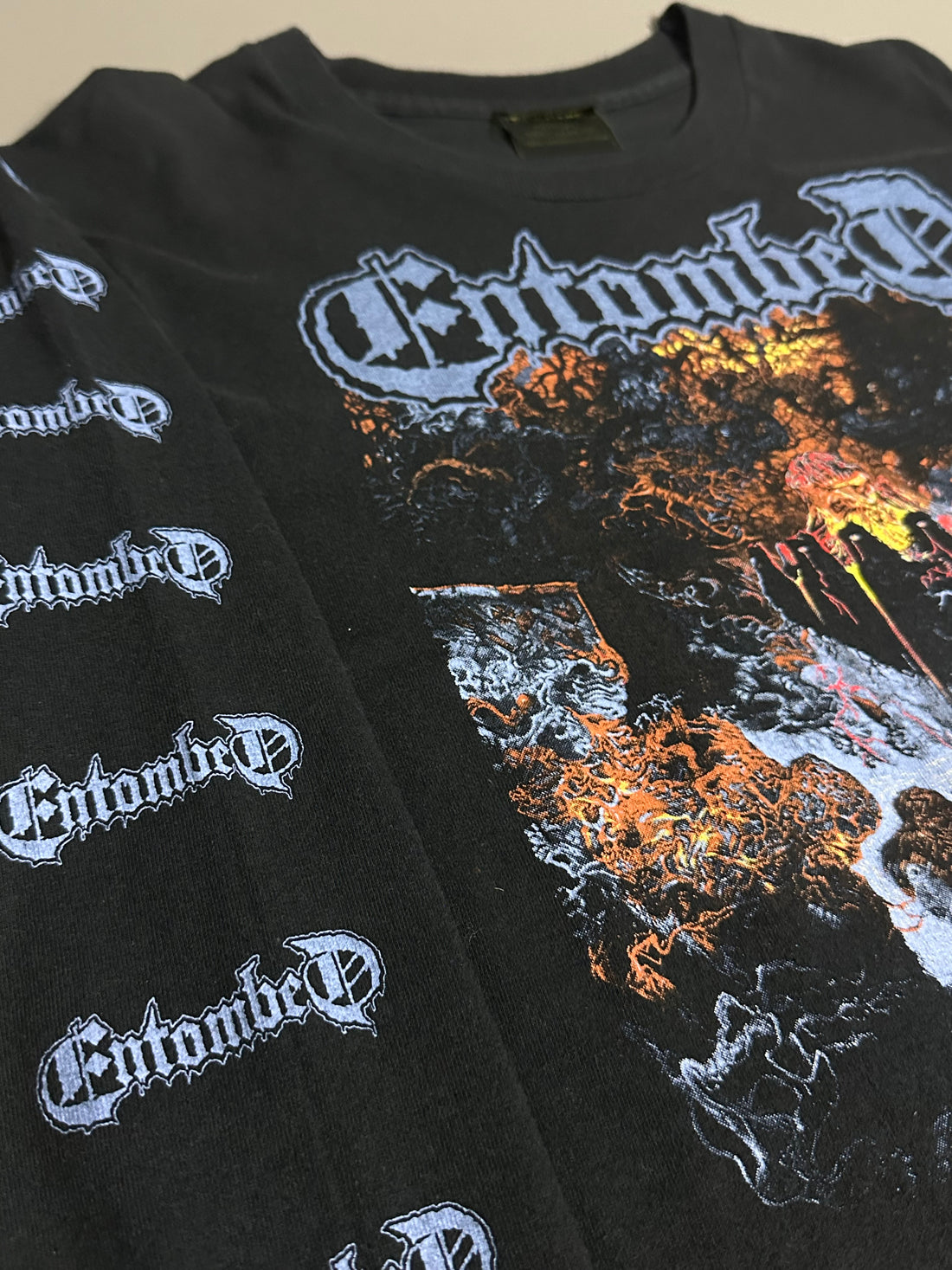 Vintage 1991 Entombed Clandestine Longsleeve