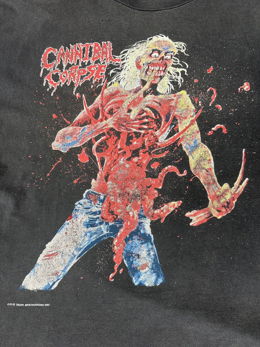Vintage 1992 Cannibal Corpse Euro Tour T-Shirt