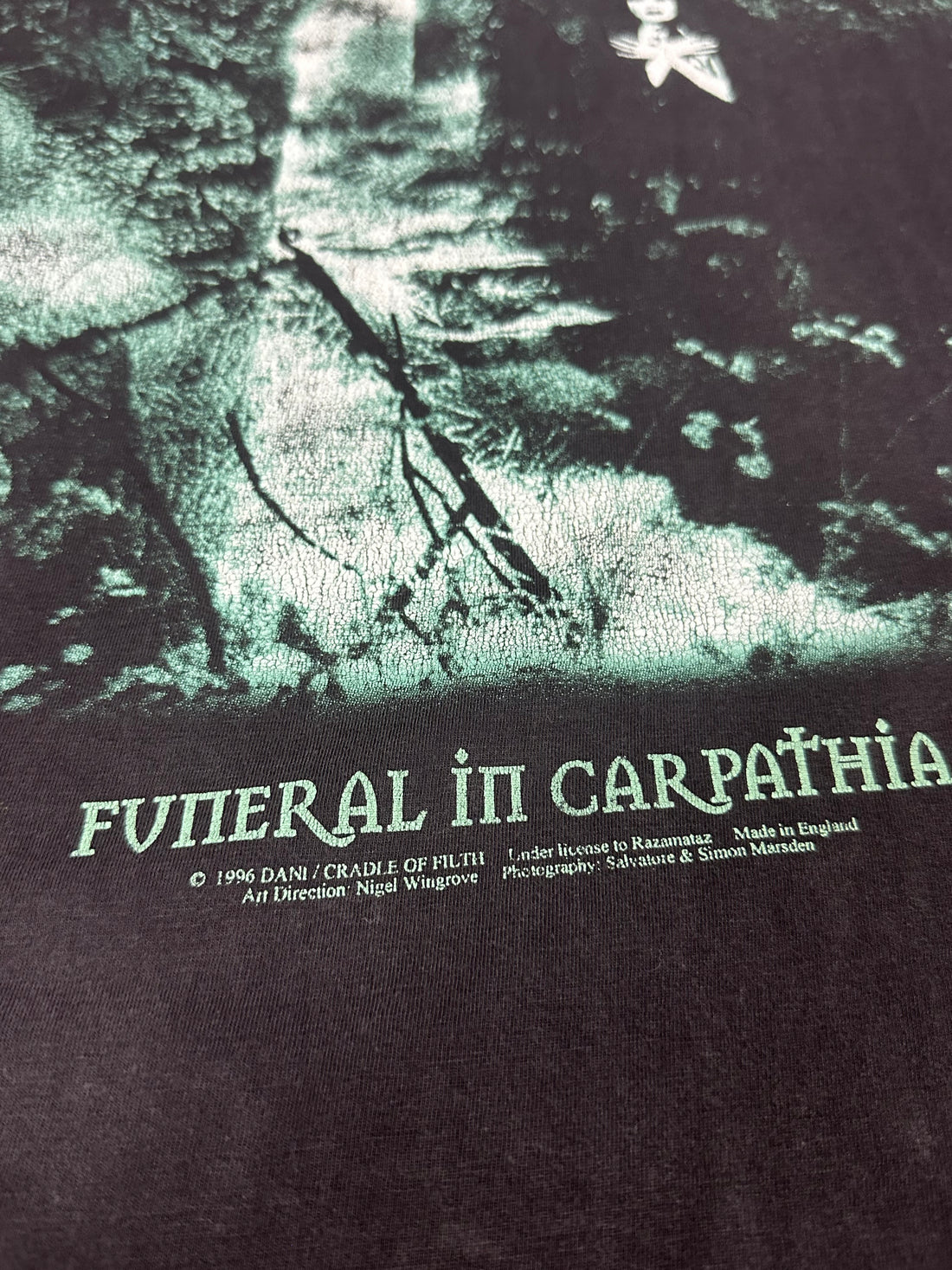 Vintage 1996 Cradle of Filth Funeral Carpathia Longsleeve