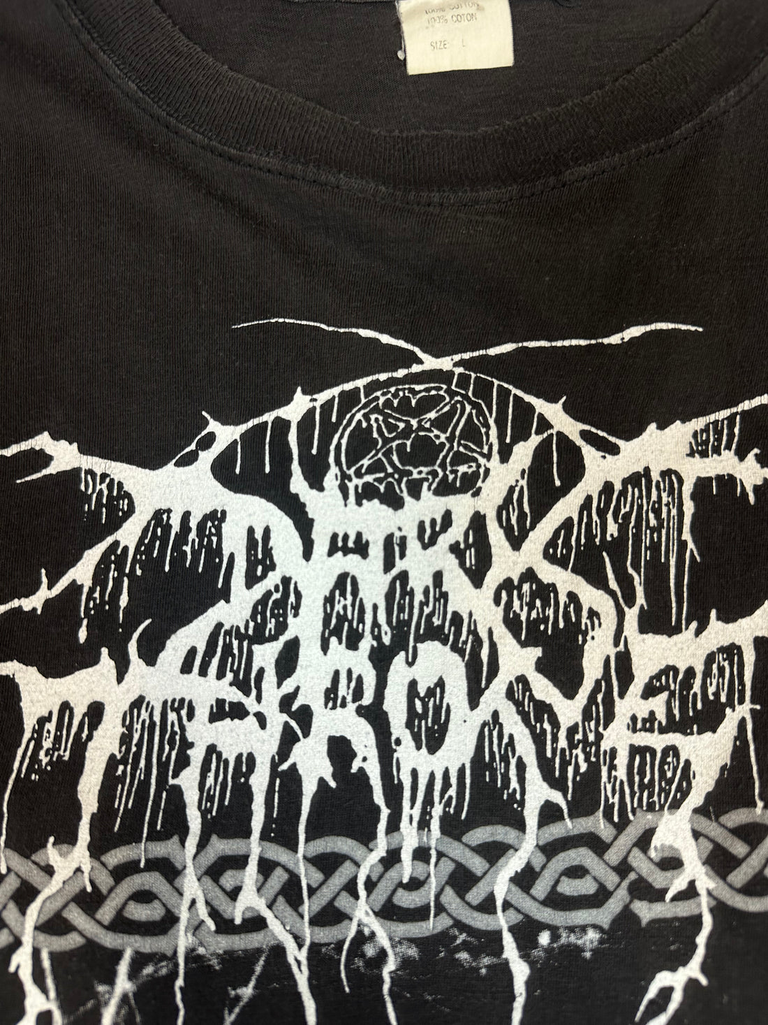 Vintage 1993 Darkthrone Under A Funeral Moon T-Shirt