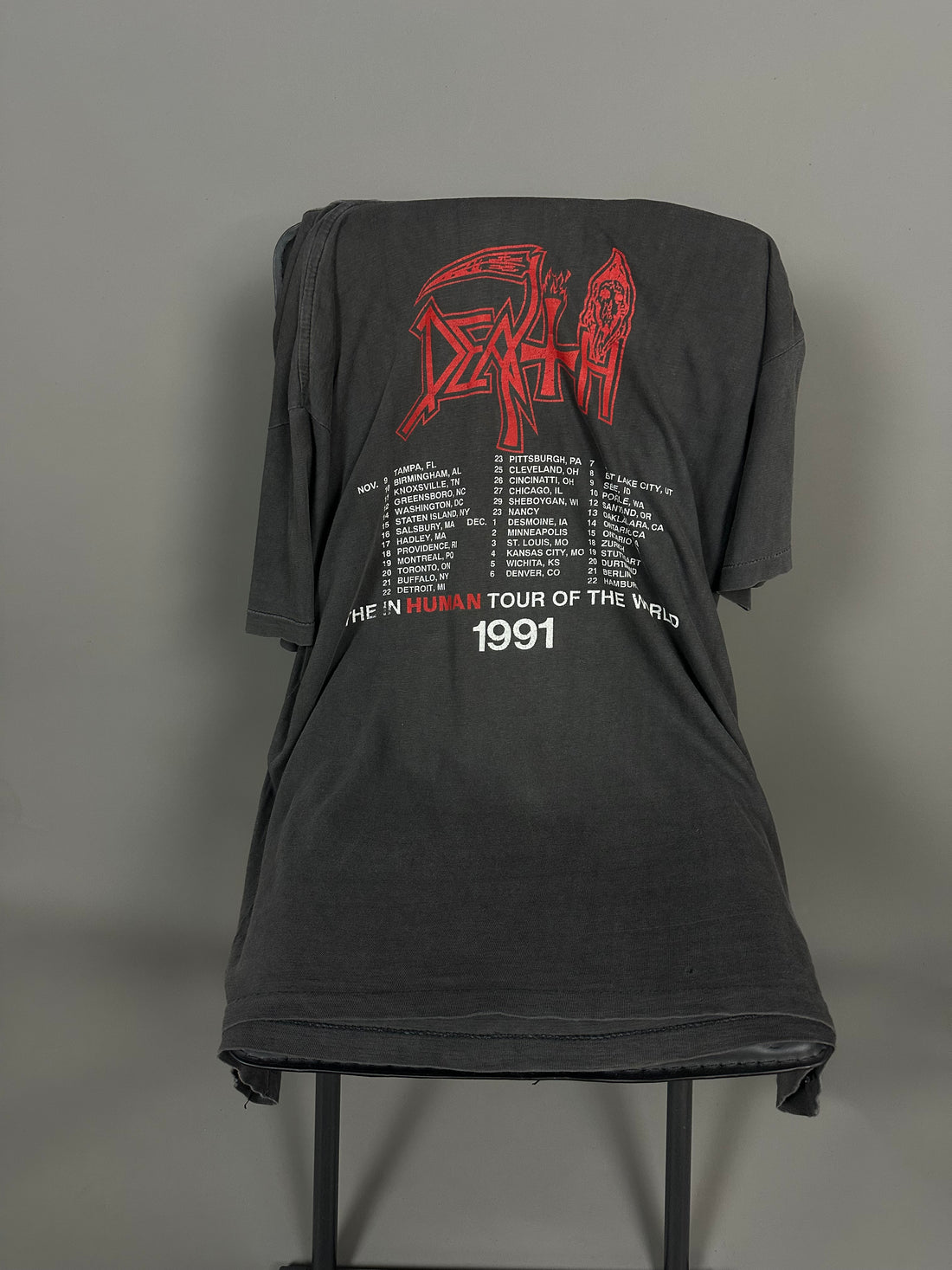 Vintage 1991 Death Human T-Shirt