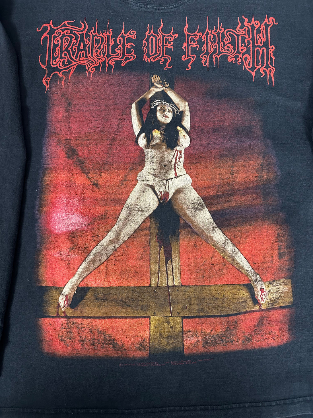 Vintage 1997 Cradle of Filth Desire Me Like Satan Longsleeve