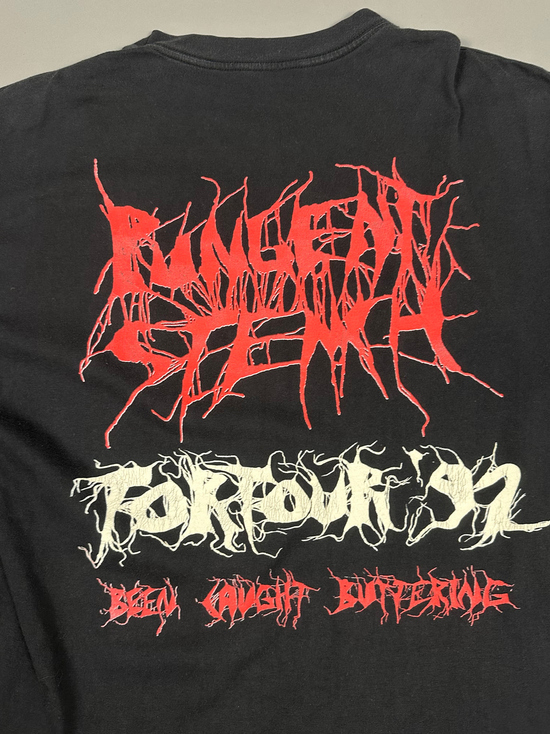 Vintage 1991 Pungent Stench Been Caught Buttering T-Shirt