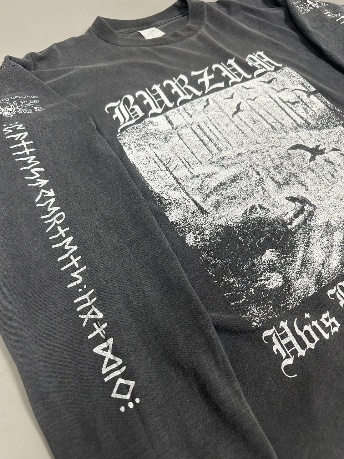 Vintage 1994 Burzum Hvis Lyset Tar Oss Longsleeve