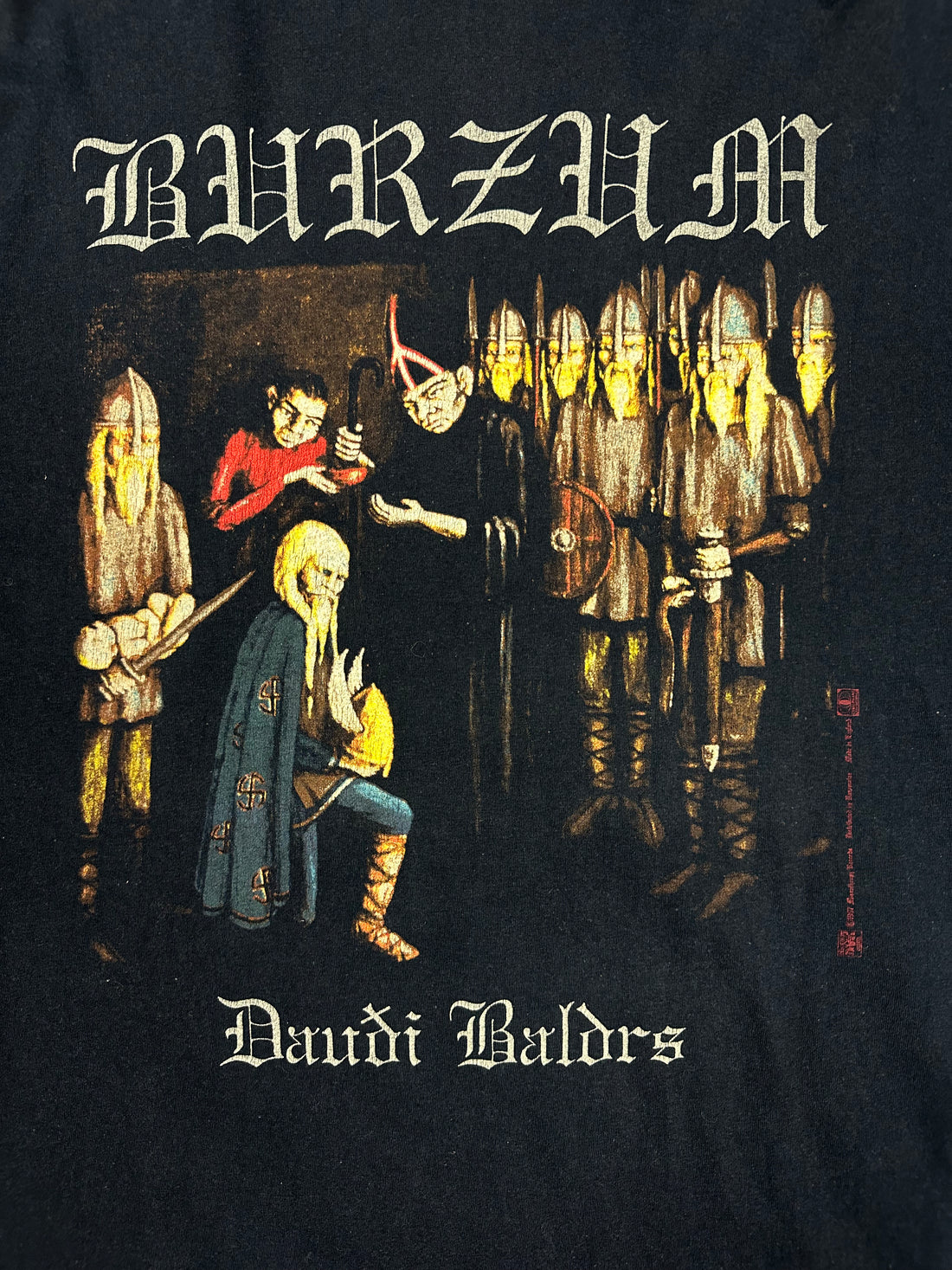 Burzum 1997 Daudi Baldrs Vintage T-Shirt